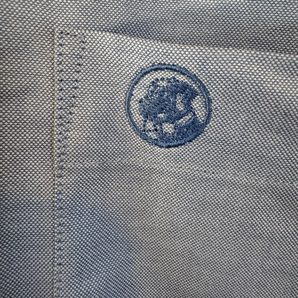 Southern Proper Blue Dress Shirt with Button-Down Collar - Picture 2 of 5
